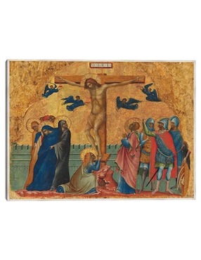 Cuadro decorativo La Crucifixión, C. 1340/1345 técnica mixta Cuadros Jr Figuras Celestiales