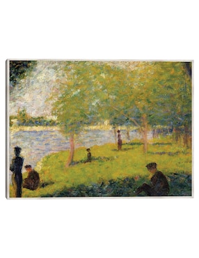 Cuadro decorativo Estudiar Para Un Domingo En La Grande Jatte (1884) técnica mixta Cuadros Jr Lagos