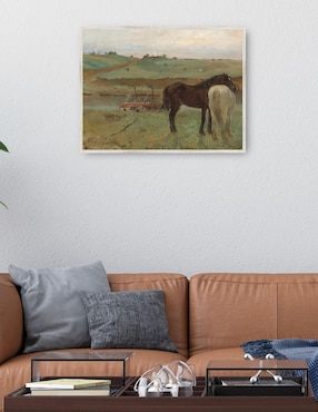 Cuadro decorativo Caballos En Una Pradera, 1871 técnica mixta Cuadros Jr Vida Silvestre
