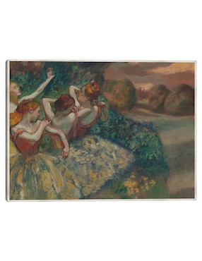 Cuadro decorativo Cuatro Bailarines (C.1899) técnica mixta Cuadros Jr Danza