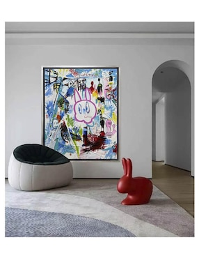 Pintura Caos Inocente técnica acrílico Lune Art Gallery Pop