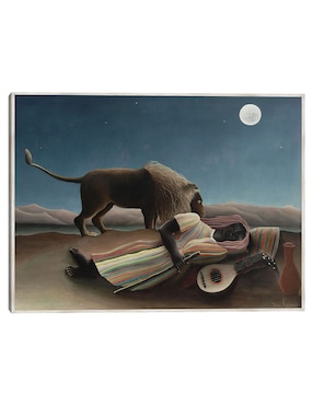 Cuadro decorativo La Gitana Dormida (La Bohémienne Endormie) (1897) técnica mixta Cuadros Jr Inspiración
