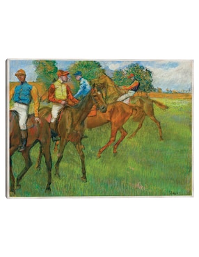 Cuadro decorativo Antes de La Carrera (1887-1889) técnica mixta Cuadros Jr Deportes
