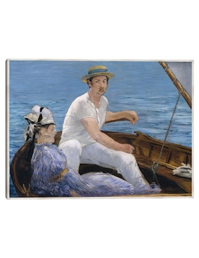 Cuadro decorativo Paseos En Bote (1874) técnica mixta Cuadros Jr Navegación
