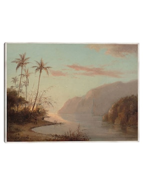Cuadro decorativo Un Arroyo En St. Thomas (Islas Vírgenes) 1856 técnica mixta Cuadros Jr Lagos