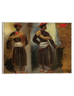 Cuadro decorativo Dos Estudios de Un Indio de Pie de Calcuta C. 1823/1824 técnica mixta Cuadros Jr Gente