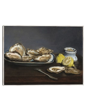 Cuadro decorativo Ostras (1862) técnica mixta Cuadros Jr Obras