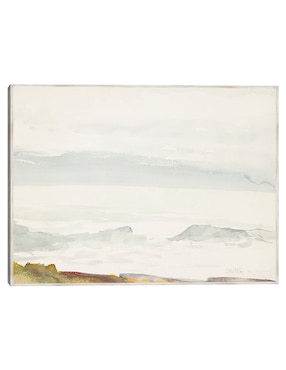 Cuadro decorativo Océano Visto Desde Un Acantilado, Prout,S Neck, Maine (1894) técnica mixta Cuadros Jr Olas
