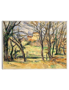 Cuadro decorativo Árboles Y Casas Cerca Del Jas de Bouffan (1885-1886) técnica mixta Cuadros Jr Caminos