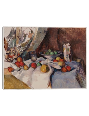 Cuadro decorativo Naturaleza Muerta con Manzanas (De 1895 a 1898) técnica mixta Cuadros Jr Obras