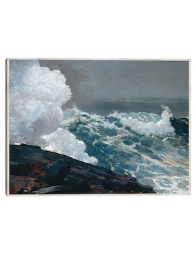 Cuadro decorativo Noreste (1895) técnica mixta Cuadros Jr Olas