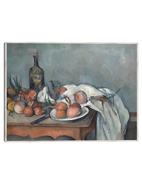 Cuadro decorativo Naturaleza Muerta con Cebollas (1896 - 1898) técnica mixta Cuadros Jr Obras