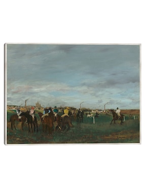 Cuadro decorativo Las Carreras, 1871-1872 técnica mixta Cuadros Jr Deportes