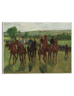 Cuadro decorativo Los Jinetes (C.1885) técnica mixta Cuadros Jr Deportes
