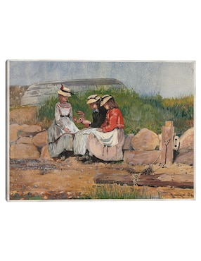 Cuadro decorativo La Hija de Un Pescador (1873) técnica mixta Cuadros Jr Gente