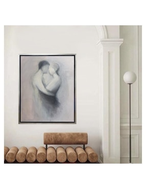 Pintura Dos Almas Desnudas Técnica Acrílico Lune Art Gallery Abstractos