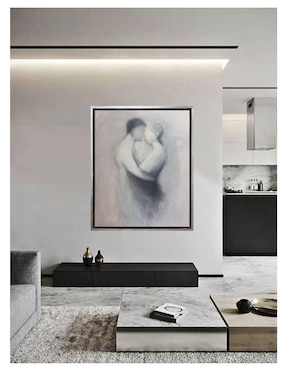 Pintura Dos Almas Desnudas Técnica Acrílico Lune Art Gallery Abstractos