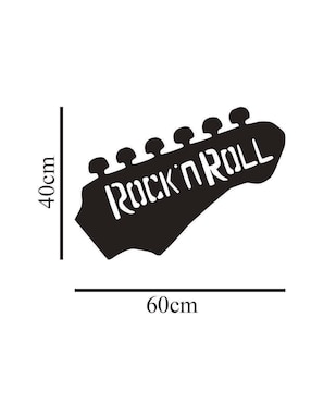 Figura decorativa asimétrico Pigo Guitarra