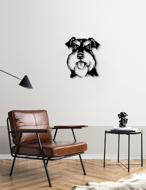 Figura decorativa asimétrico Pigo Schnauzer