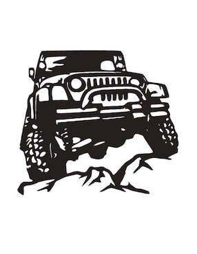 Figura decorativa asimétrico Pigo Jeep