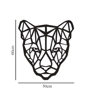 Figura decorativa asimétrico Pigo Jaguar