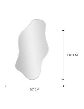 Espejo irregular Cantia