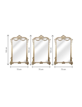 Set espejos rectangulares Lune Art Gallery