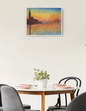 Cuadro decorativo Atardecer en Venecia técnica mixta Cuadros Jr