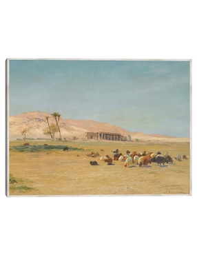 Cuadro decorativo Paisaje egipcio técnica mixta Cuadros Jr