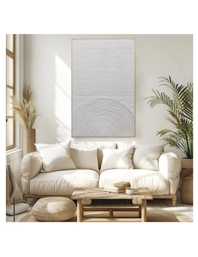 Pintura Silencio Concéntrico técnica mixta Lune Art Gallery Minimalista