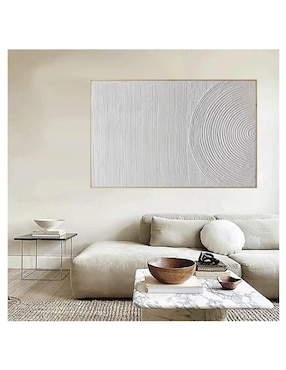 Pintura Silencio Concéntrico técnica mixta Lune Art Gallery Minimalista