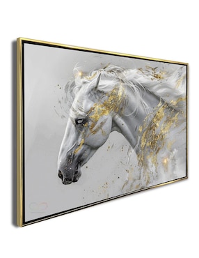 Pintura Caballo Blanco técnica polioleo Ideas Creativas In