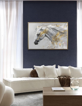 Pintura Caballo Blanco técnica polioleo Ideas Creativas In
