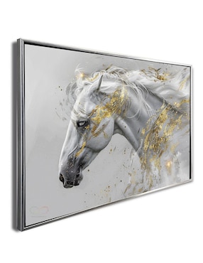Pintura Ideas Creativas In Caballo blanco técnica impresión al óleo