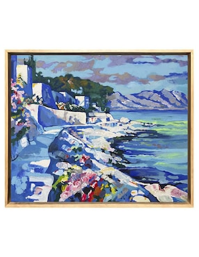 Pintura Capri II técnica acrílico Lune Art Gallery Paisaje