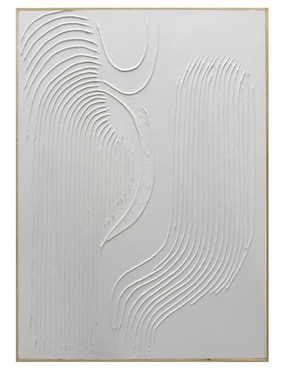Pintura Silencio concéntrico técnica acrílico Lune Art Gallery