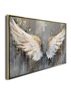 Pintura Alas de Ángel técnica polioleo Ideas Creativas In