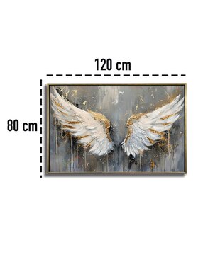 Pintura Alas de Ángel técnica polioleo Ideas Creativas In