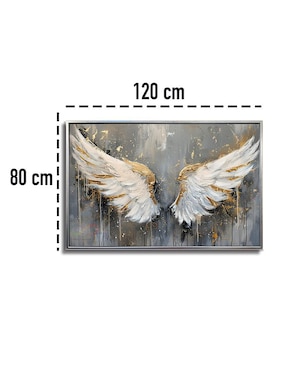 Pintura Alas de Ángel técnica impresión Ideas Creativas In