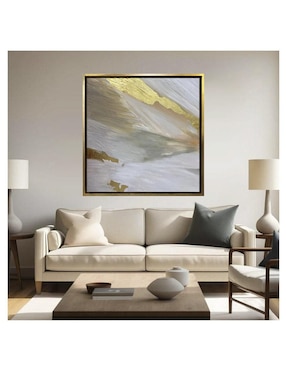 Pintura Aurum técnica acrílico Lune Art Gallery 4 vistas