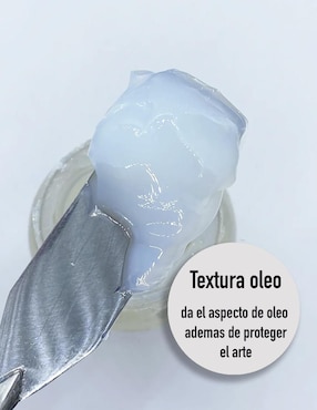 Pintura cuadro decorativo con marco plata flores amapola azul turquesa canvas textura oleo técnica polioleo Ideas Creativas in Premium