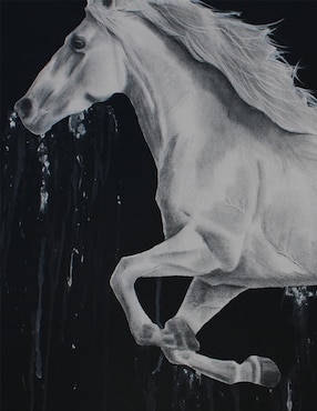 Cuadro decorativo Ecléctico White horse