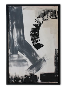 Cuadro decorativo Ecléctico Gray & white abstract