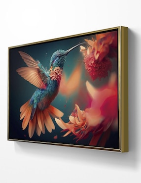 Pintura Colibrí técnica polioleo Ideas Creativas In