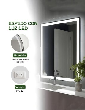 Espejo con luz Rivalink