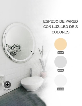 Espejo con luz Rivalink