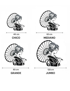 Figura decorativa cuadrado J-Hope Mubel geisha de metal