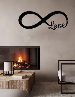 Figura decorativa Love Mubel Love de metal