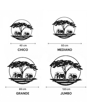 Figura decorativa cuadrado Animal Crossing Mubel Africa de metal