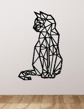Figura decorativa de gato Mubel de metal